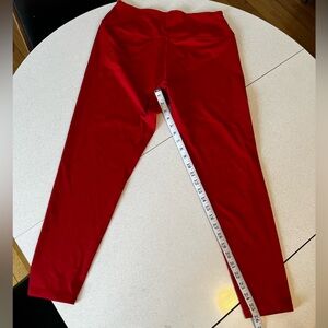 Spiritual Gangster Vibrant Red Leggings